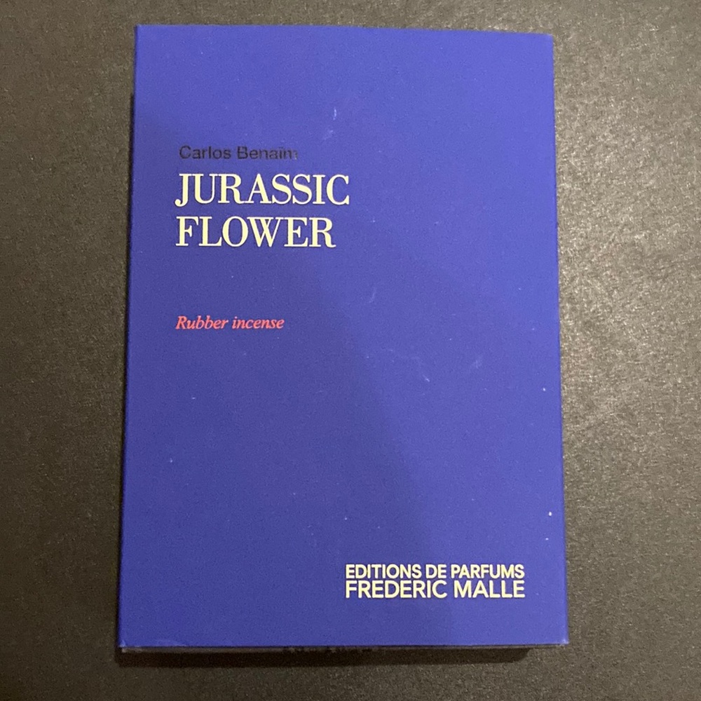 Jurassic Flower Rubber incense new and unopened.